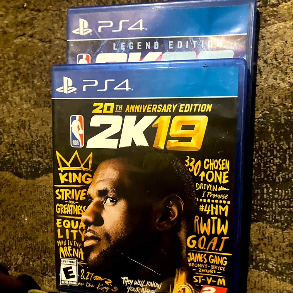 Nba 2k19/2k20 legends edition rare basketball video game sony ps4 PlayStation 4